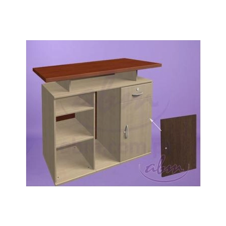 Drzwi z zamkiem do lady LK7 i LK8 limba, limba czekoladowa